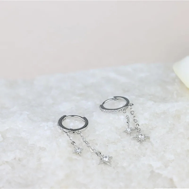 3/6Pcs Earring Set 14K Gold Silver Plated